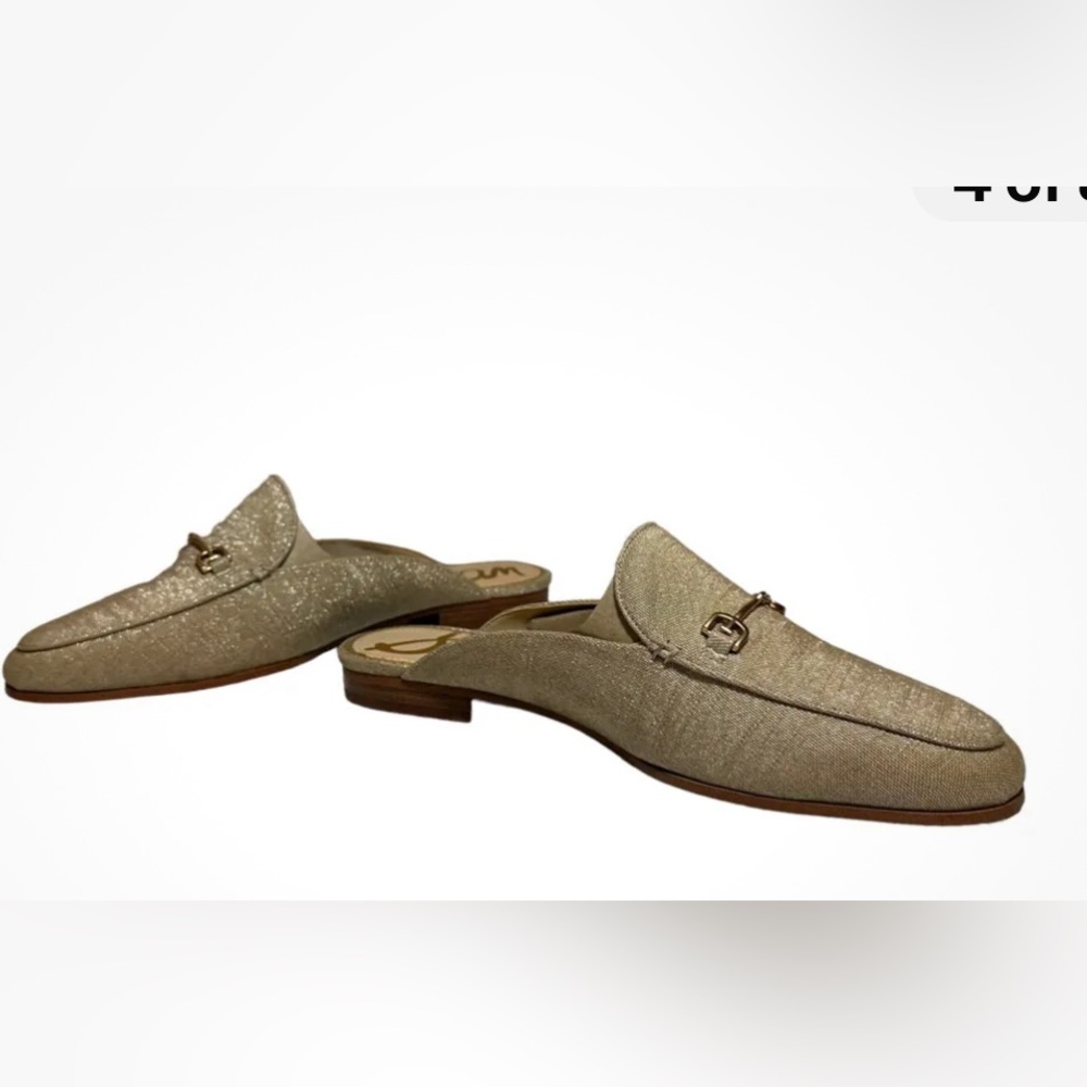 Sam Edelman Linnie Mule, Light natural linen color, size 6.